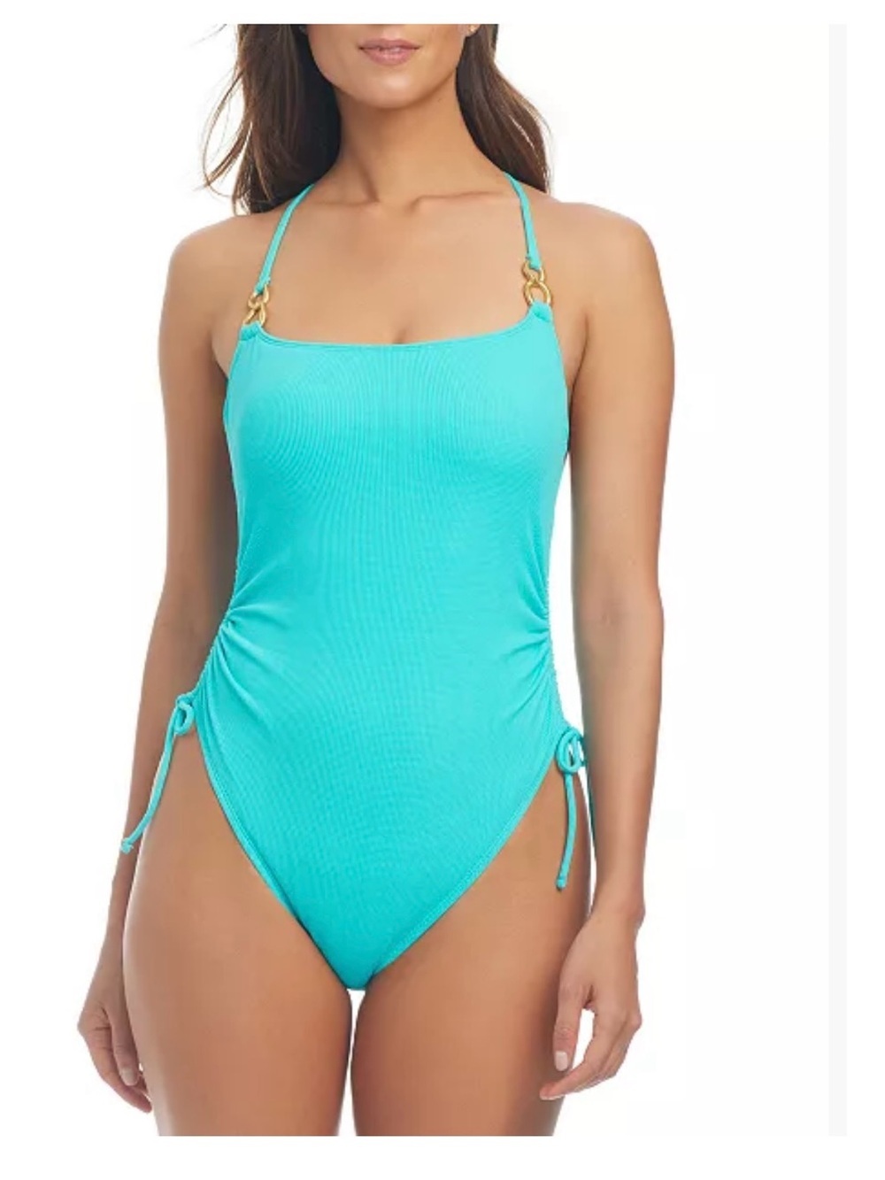 NWT Bleu by Rod Beattie
Women's Scoop-Neck Float One-Piece Swimsuit